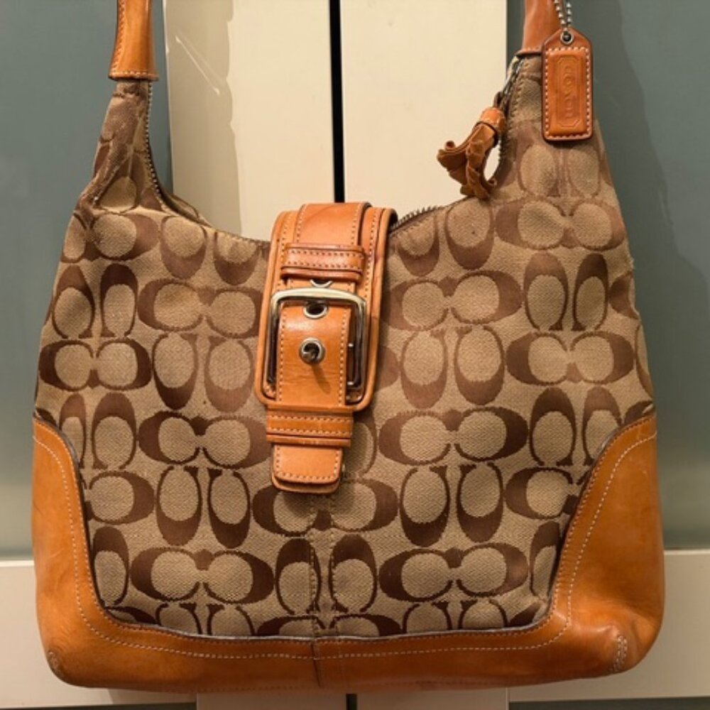 Vintage Coach Bag, Signature, Top of the line